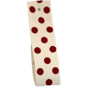 Polka Dot Grosgrain 15mm Col: 2