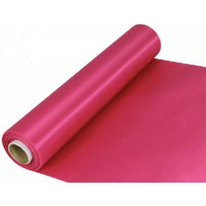 29cm Wide Cerise Cut Edged Satin Fabric