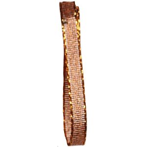 6mm Bronze Lame Christmas Style Ribbon From Shindo