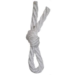 White Barley Twist Cord By Berisfords Ribbons 5mm x 20m