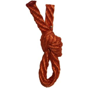 Orange Barley Twist Cord By Berisfords Ribbons 5mm x 20m