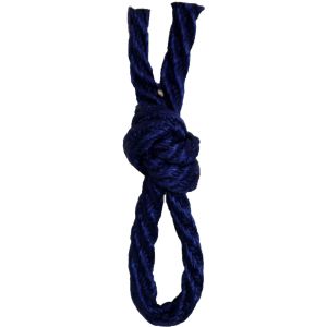 Navy Barley Twist Cord By Berisfords Ribbons 5mm x 20m