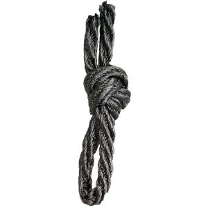 Smoked Grey Barley Twist Cord By Berisfords Ribbons 5mm x 20m