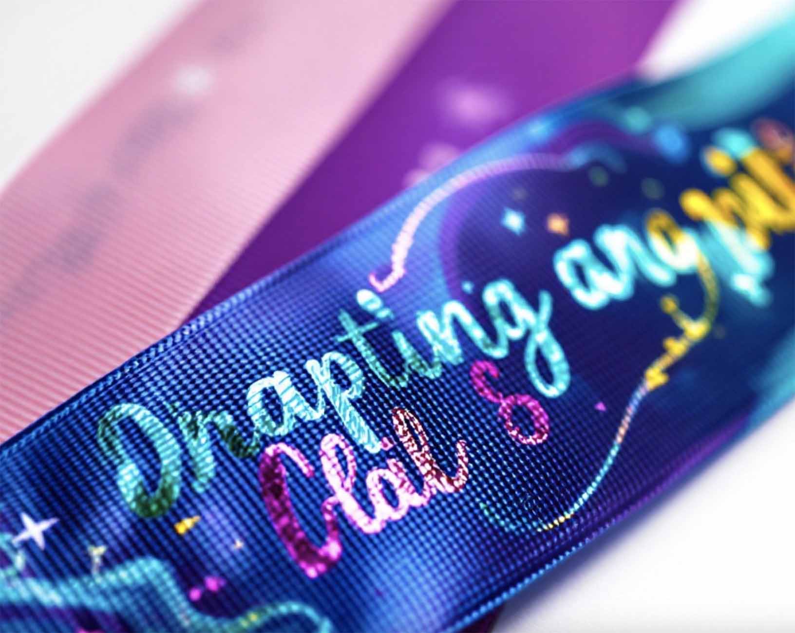 foil and ink printed ribbon